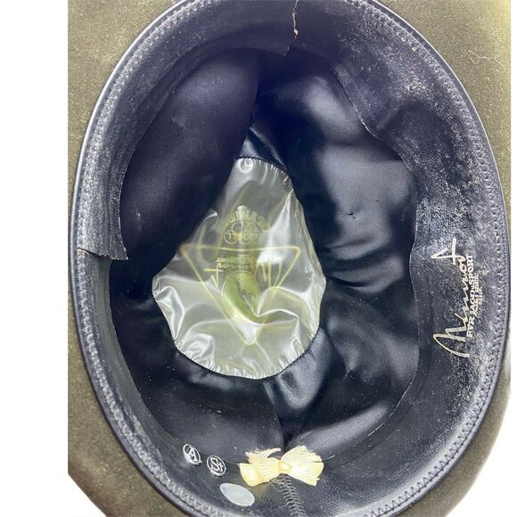 Vintage Mimrof Mens Green Felt Oktoberfest Fitted Classic Tyrolean Hat Size 7 - Picture 6 of 12